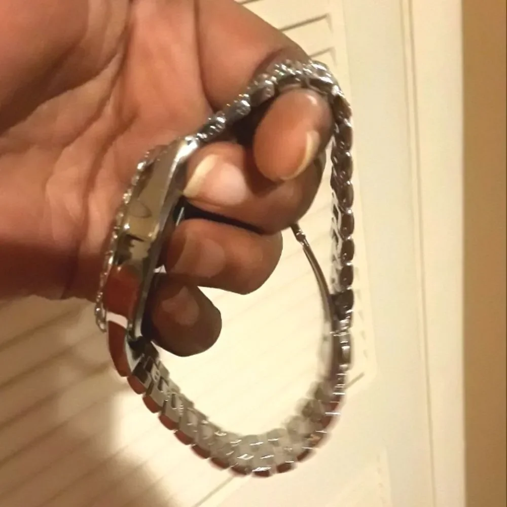 Diamond cuban link watch
